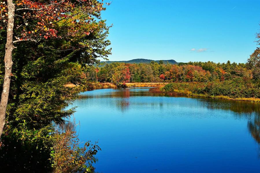 View from New Hampshire's Common Pathway | Photo by TrailLink user sc302