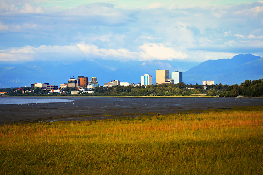 View of Anchorage from Tony Knowles Coastal Trail | Photo courtesy Luv Duck Photography
