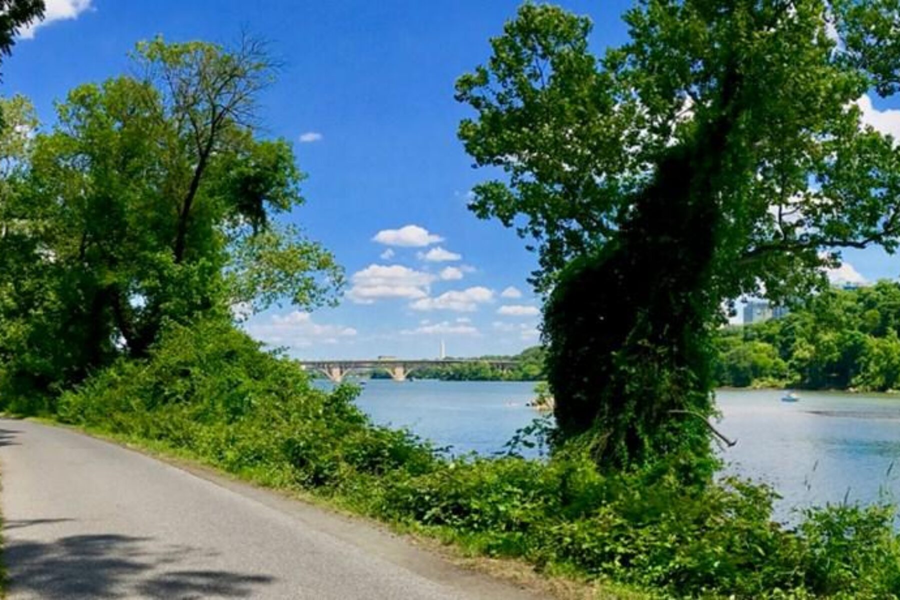 View of Potomac River along Capital Crescent Trail | Photo by Milo Bateman