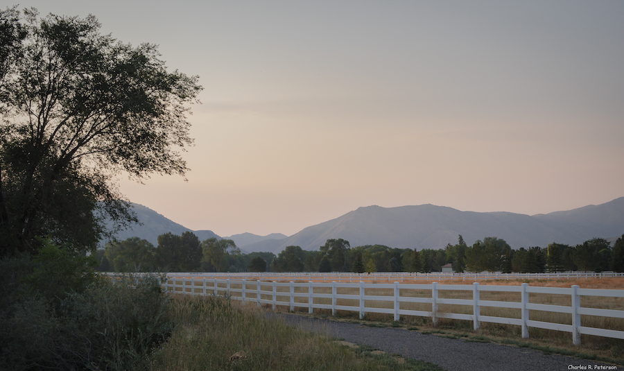 View of the Bannock Range from the Portneuf Greenway | Photo by Charles R. Peterson