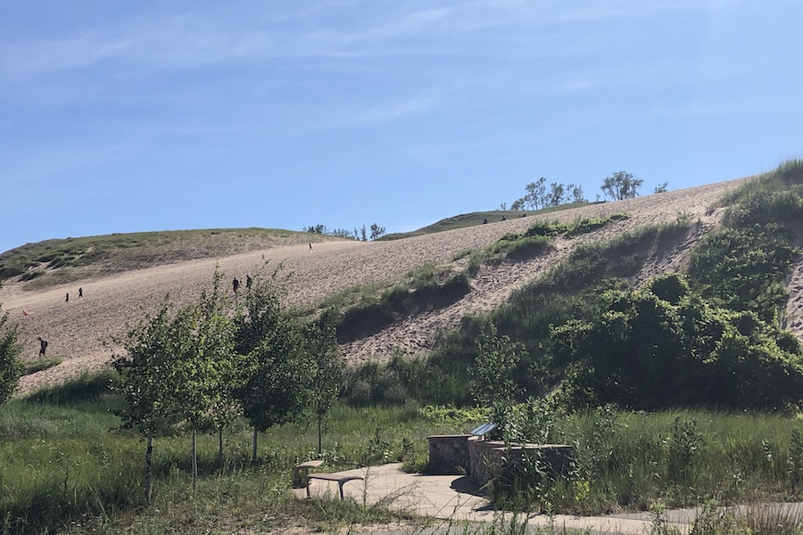 View of the Dunes from the Sleeping Bear Heritage Trail | Photo by Robert Annis