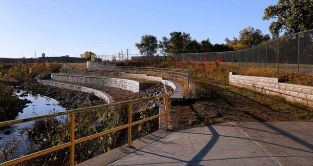 View of the Kinnickinnic River from the trail | Photo by John December