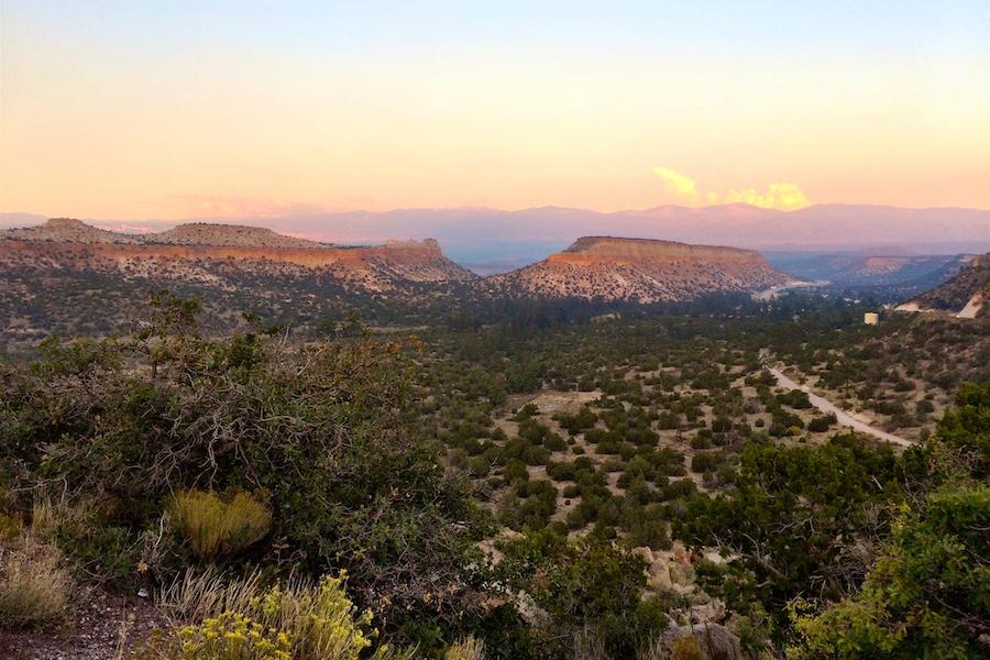 View of the Sangre de Cristo Mountains from the Canyon Rim Trail | Photo by TrailLink user cubfansla_tl