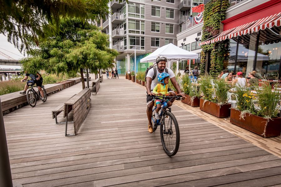 Washington, D.C.'s Anacostia River Trail | Photo by Sam Kittner, courtesy Capitol Riverfront BID