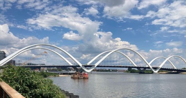 Washington, D.C.'s Frederick Douglass Memorial Bridge | Photo by James Heilig