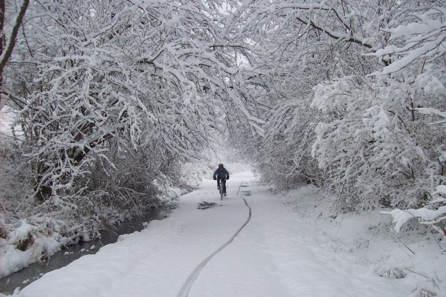 West Virginia's Allegheny Highlands Trail in winter | Photo by Karen Carper, courtesy Highlands Trail Foundation
