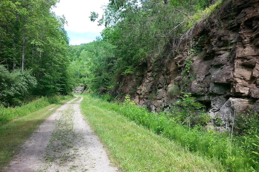 West Virginia's North Bend Rail Trail | Photo by TrailLink user jdubohio