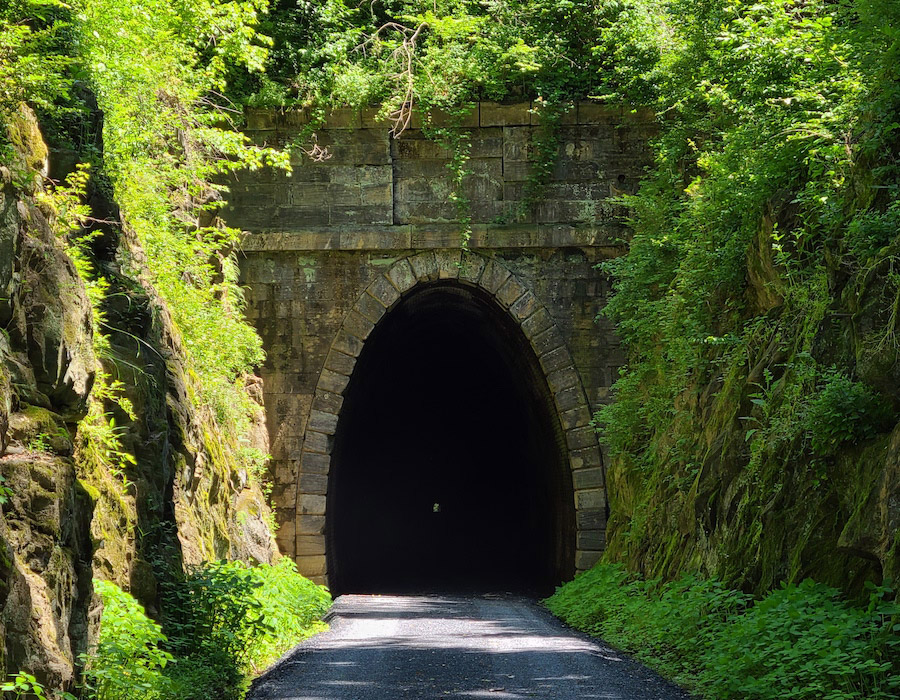 West portal to the Blue Ridge Tunnel | Photo by Jack Looney, courtesy Nelson County Parks and Recreation