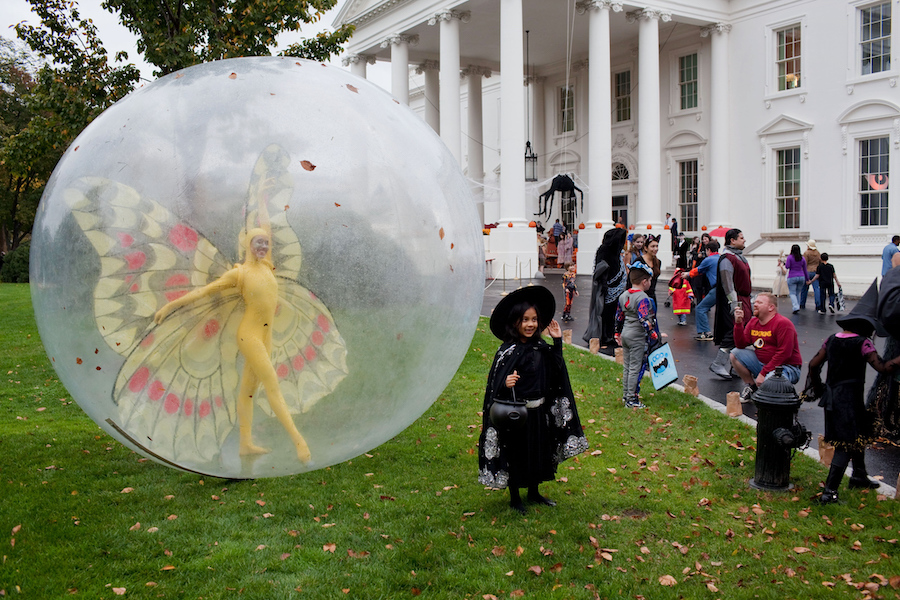White House during Halloween | Official White House Photo by Pete Souza