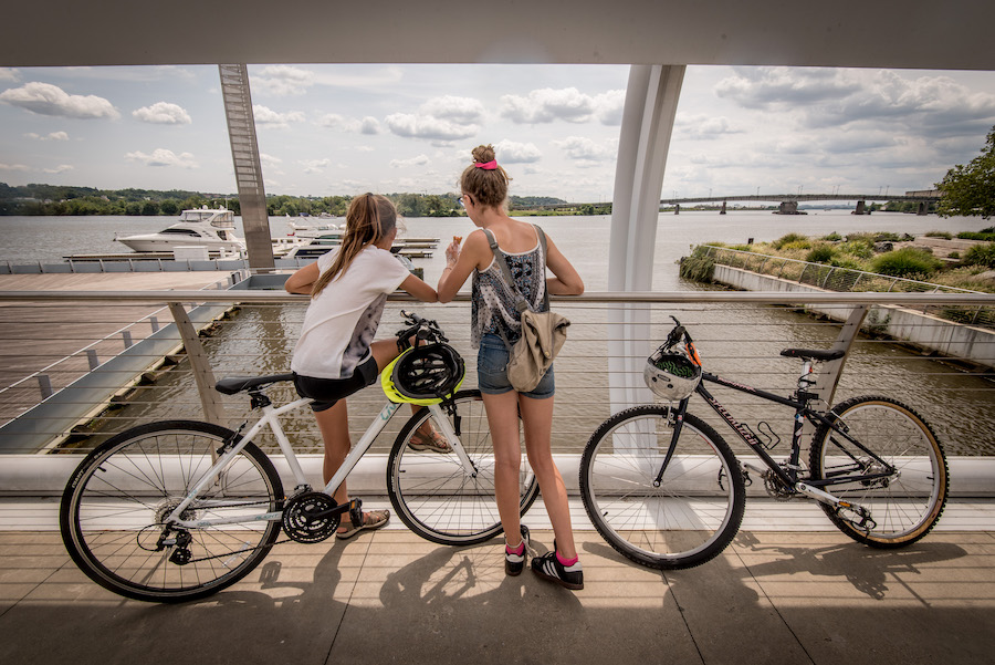 Yards Park along the Anacostia River Trial in Capitol Riverfront | Photo by Sam Kittner, courtesy Capitol Riverfront BID