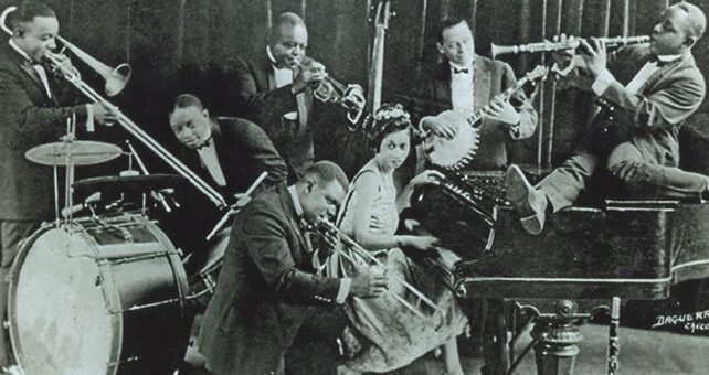 Considered icons of the New Orleans jazz sound, King Oliver’s Creole Jazz Band recorded their debut album in 1923 at Gennett Records in Richmond, Indiana. | Courtesty Charlie Dahan