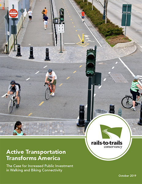 Active Transportation Transforms America report cover by RTC