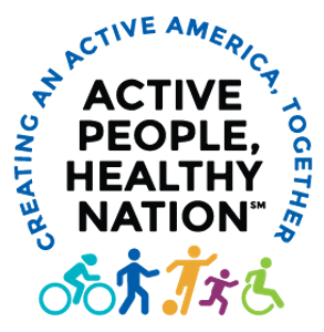 CDC Active People, Healthy Nation - Creating An Active American, Together logo