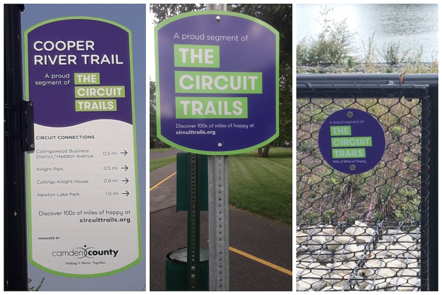 (From L-R) Cooper River Trail; Merchantville Trail; Bartram's Mile Trail | Photos courtesy of Anya Saretzky