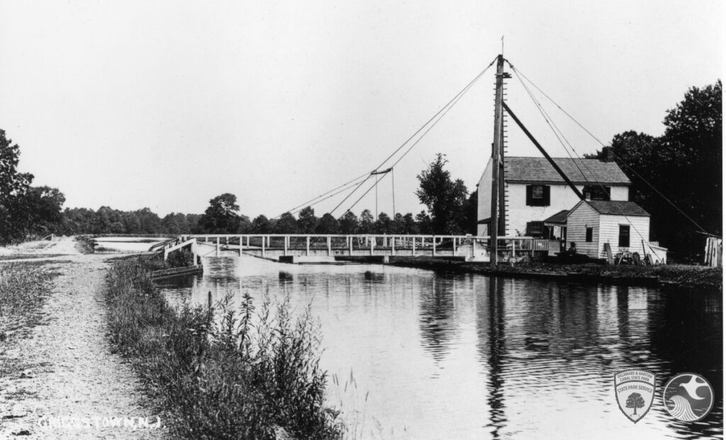 Griggstown bridgetender's house circa 1910 | Photo courtesy D&R Canal State Park, New Jersey Division of Parks, Forestry & Historic Sites