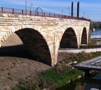 Historic Preservation The Stone Arch Bridge in Minnesota - Photo courtesy RTC