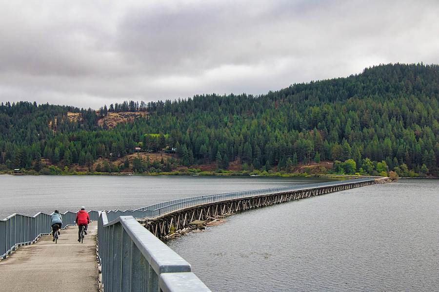 Idaho's Trail of the Coeur d'Alenes | Photo by TrailLink user dj123_45