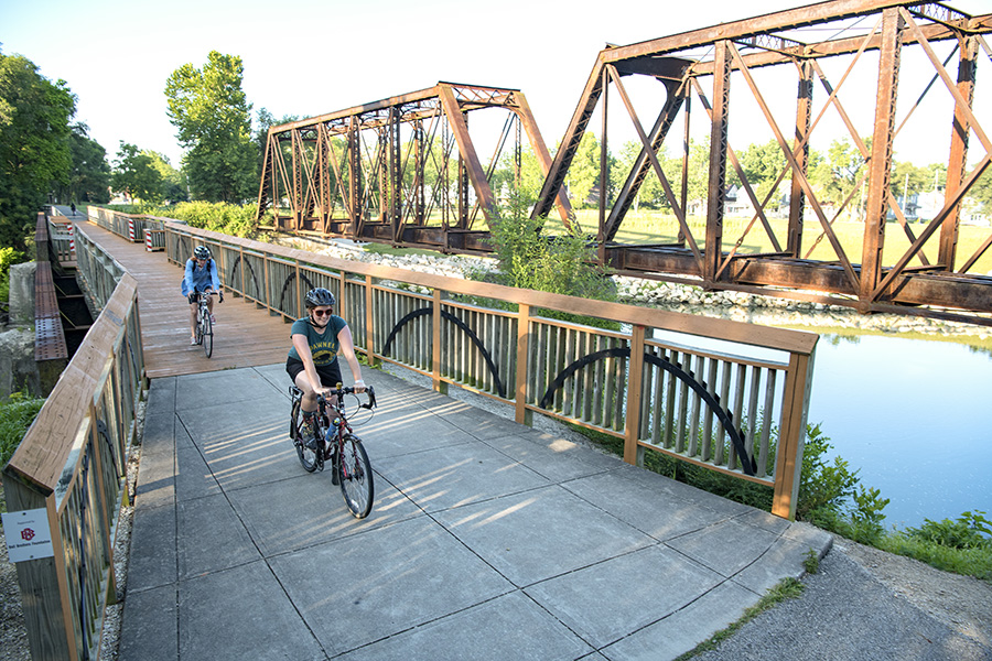 Indiana’s Cardinal Greenway | Photo by Tony Valainis, courtesy RTC