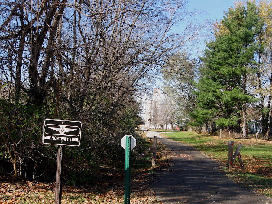 Indiana's Monterey Erie Trail | Photo by TrailLink user ob