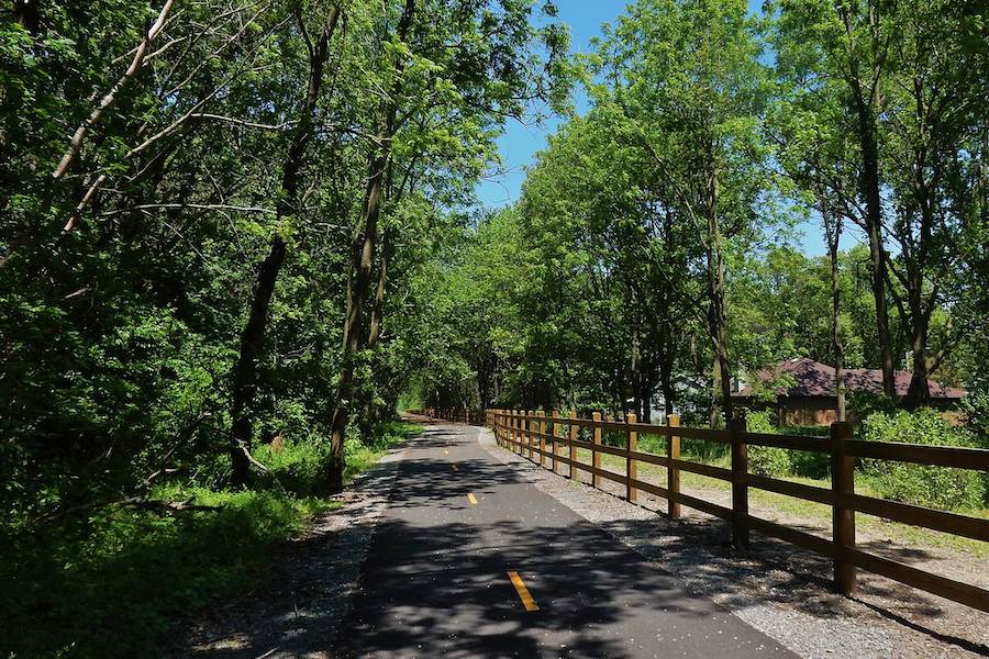 Indiana's Pennsy Greenway | Photo by TrailLink user tommyspan