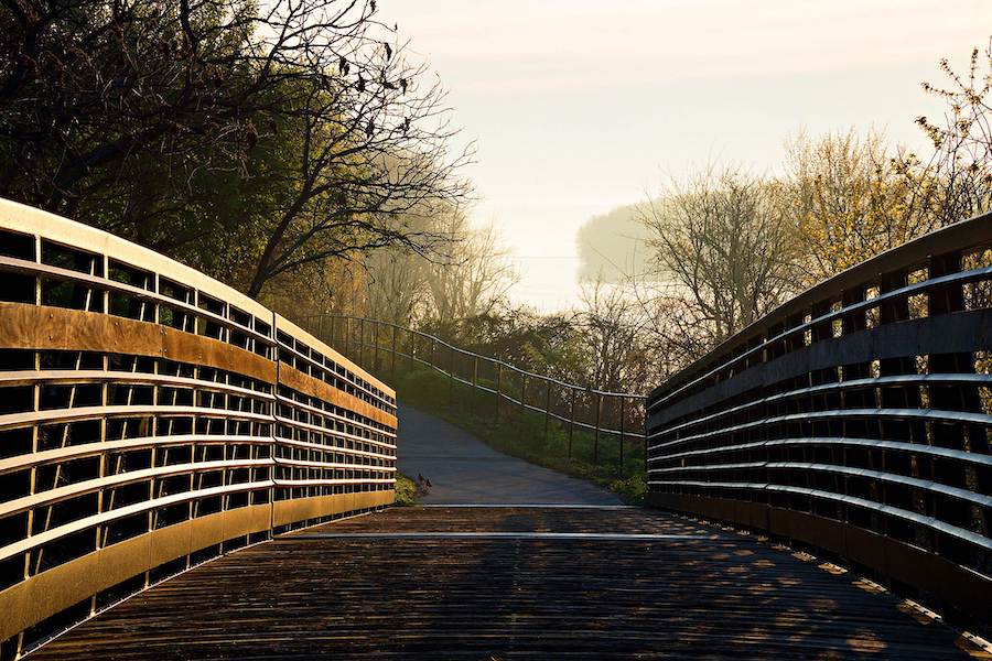 Iowa's Running River Trail System | Photo by TrailLink user scrile123