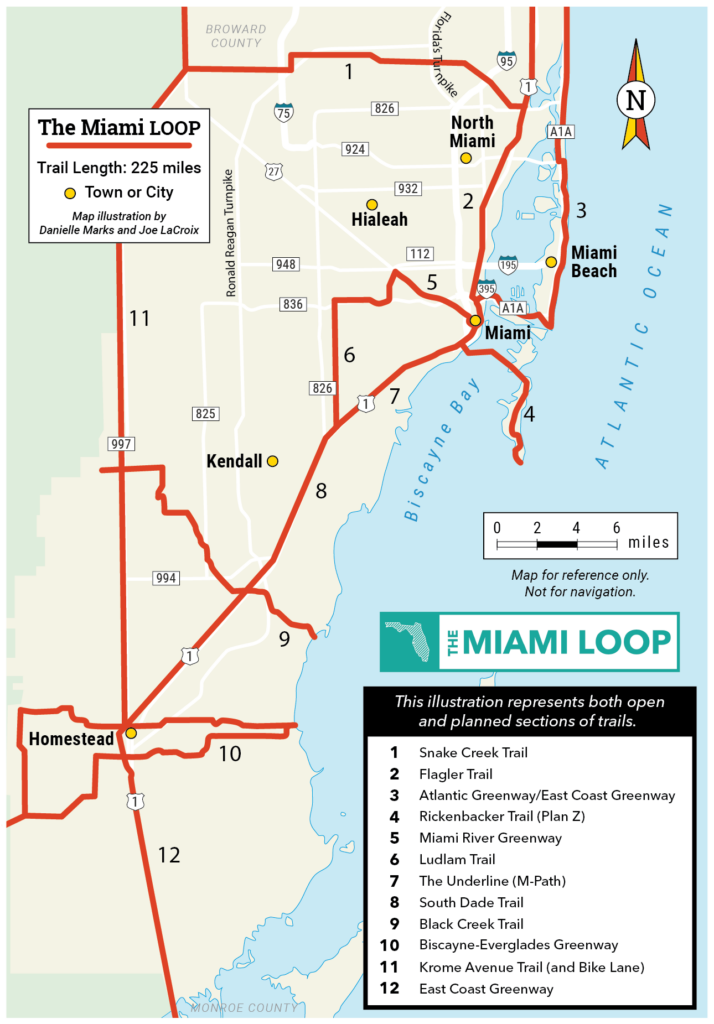 Miami LOOP map by RTC