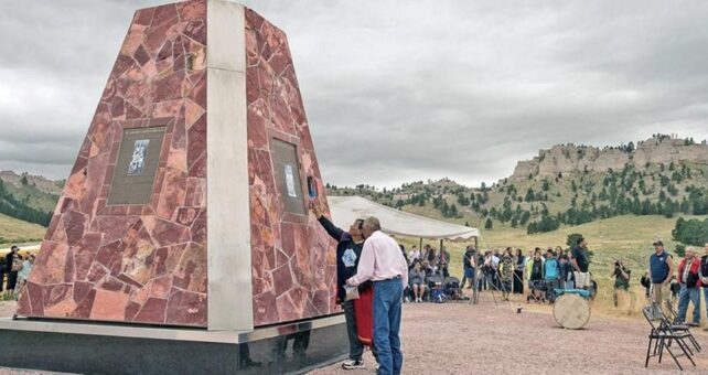 Northern Cheyenne Monument | Photo courtesy Northern Cheyenne Journey Home Committee