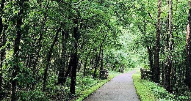 Ohio's Little Miami Scenic Trail | Photo by TrailLink user kenhaft