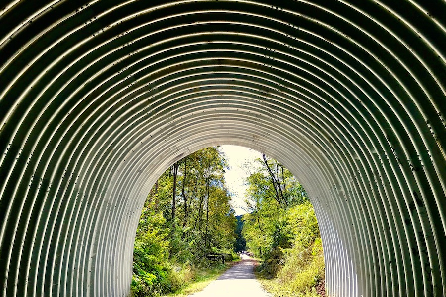 Pinkerton Trail along the Great Allegheny Passage | Photo by Milo Bateman