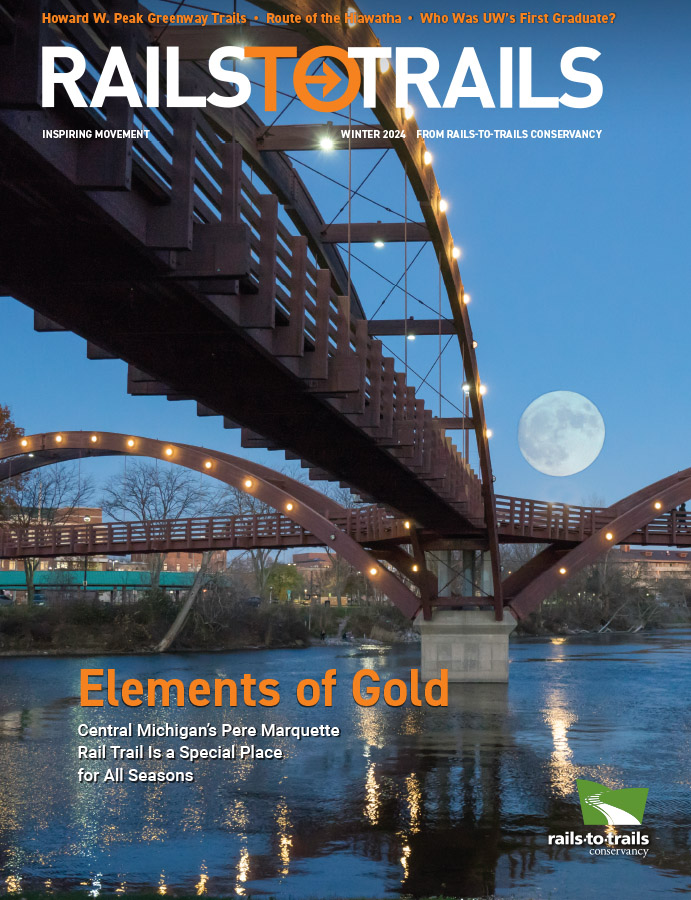 Rails to Trails Magazine 2024 Winter issue