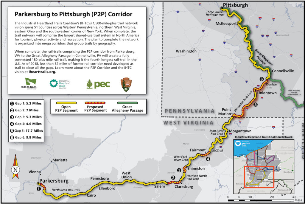 See full map on page 1 in P2P Feasibility Study
