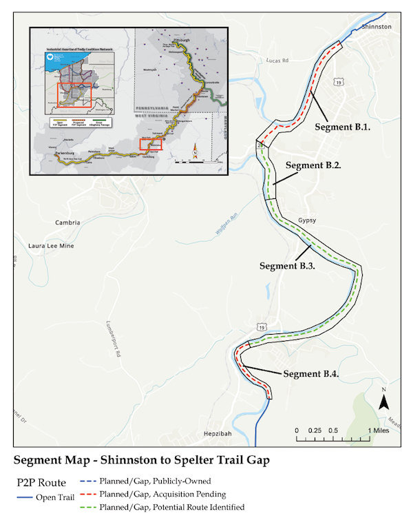 See full map on page 40 in P2P Feasibility Study