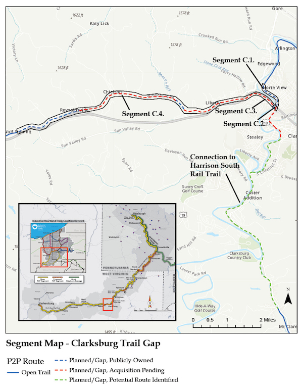 See full map on page 49 in P2P Feasibility Study