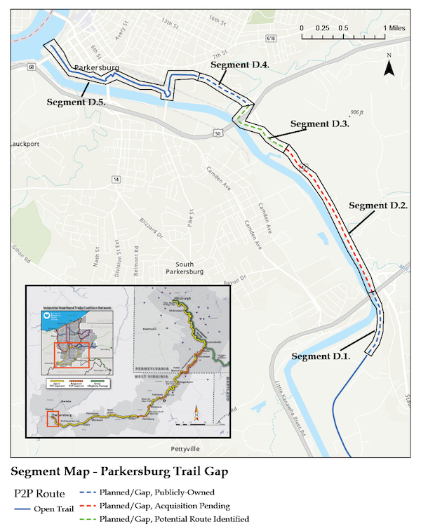 See full map on page 63 in P2P Feasibility Study