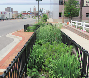 Stormwater Management in Lansing, MI - Photo courtesy RTC