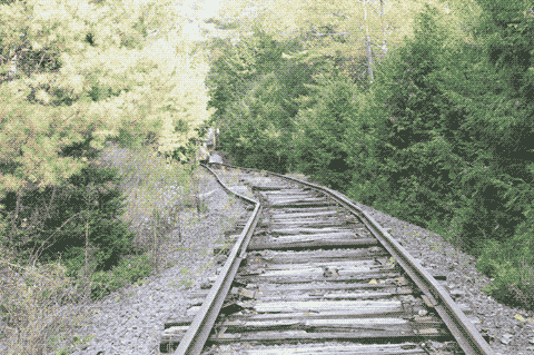 Trail-Building Animation of railroad track removal
