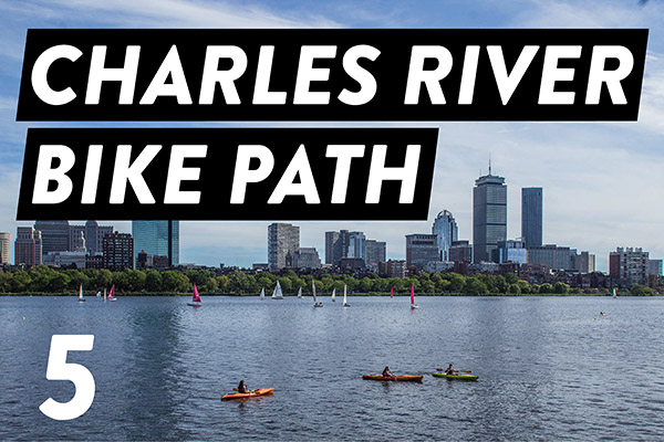 charles river bike path was the fifth most popular trail on traillink in fy23