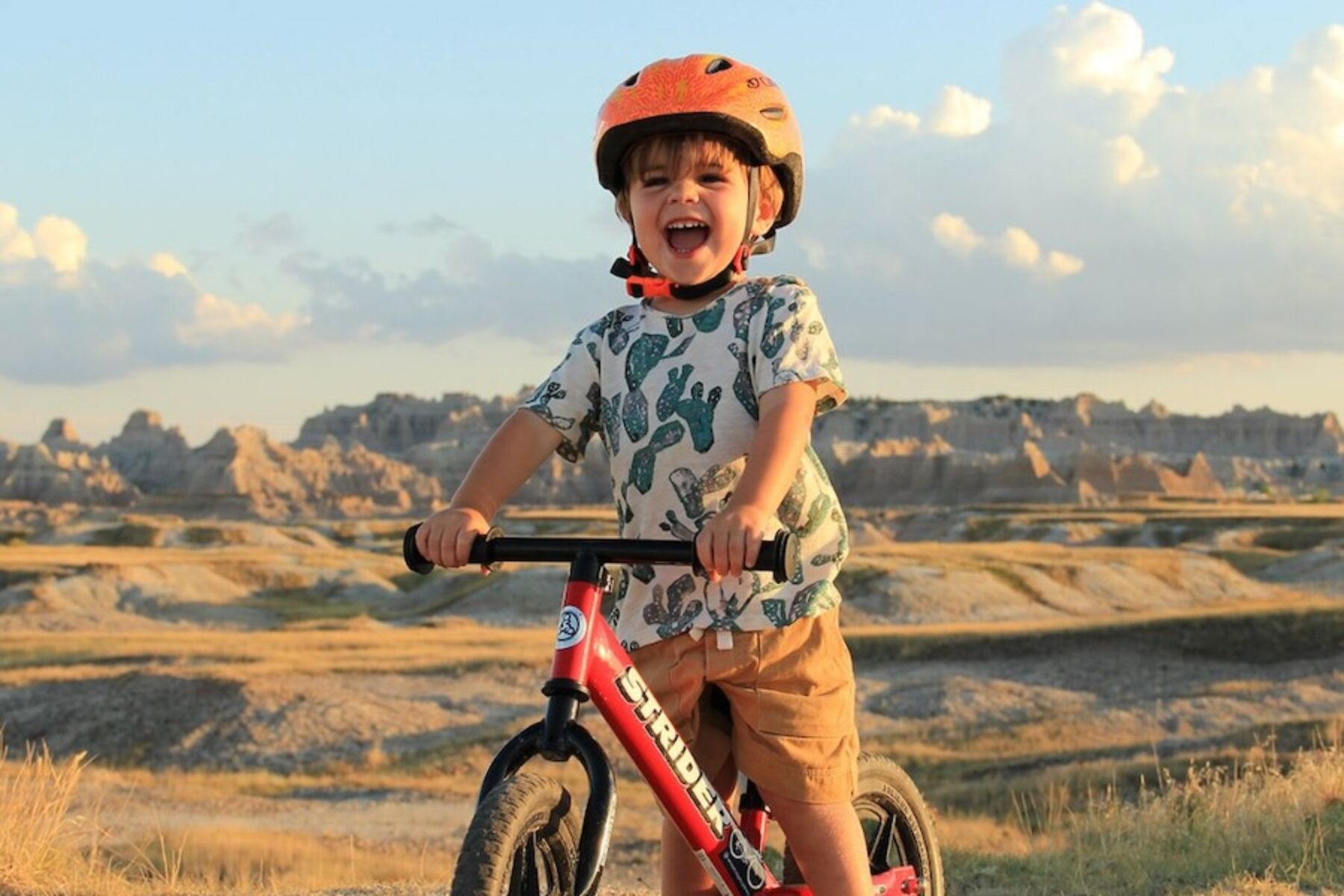 Child on Strider bike - Photo courtesy of Strider Bikes