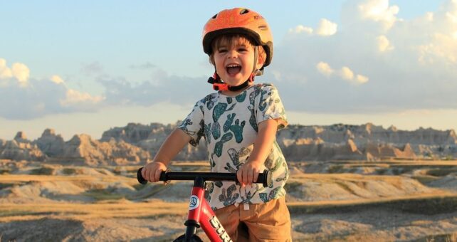 Child on Strider bike - Photo courtesy of Strider Bikes