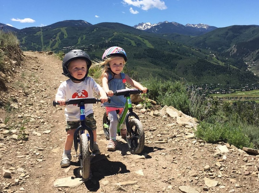 2 Children on Strider bikes - Photo courtesy of Strider Bikes