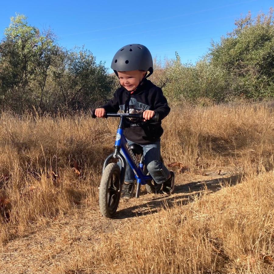 Child on Strider bike - Photo courtesy of Strider Bikes