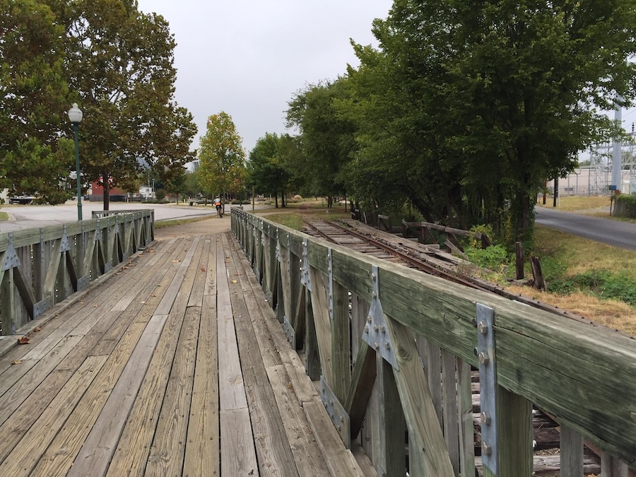 Arkansas' Hot Springs Creek Greenway Trail | Photo courtesy TrailLink user w.vins