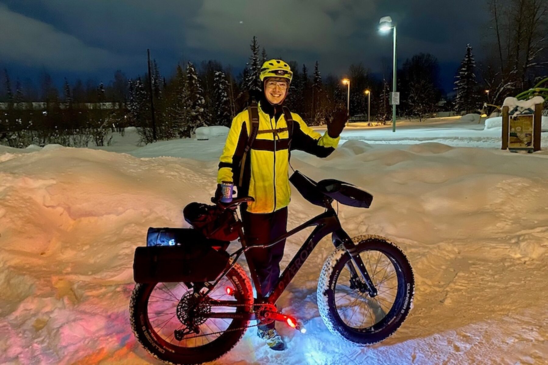 Winter Bike to Work Day along Alaska's Campbell Creek Trail | Courtesy Anchorage Park Foundation