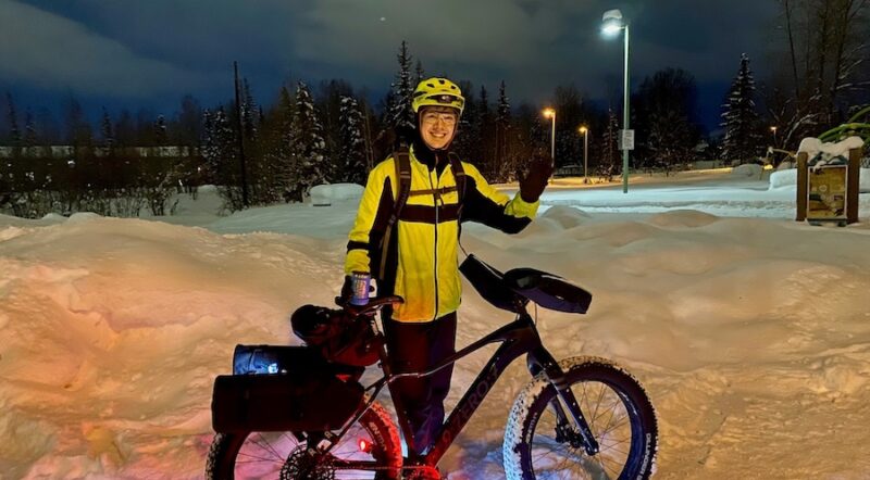 Winter Bike to Work Day along Alaska's Campbell Creek Trail | Courtesy Anchorage Park Foundation