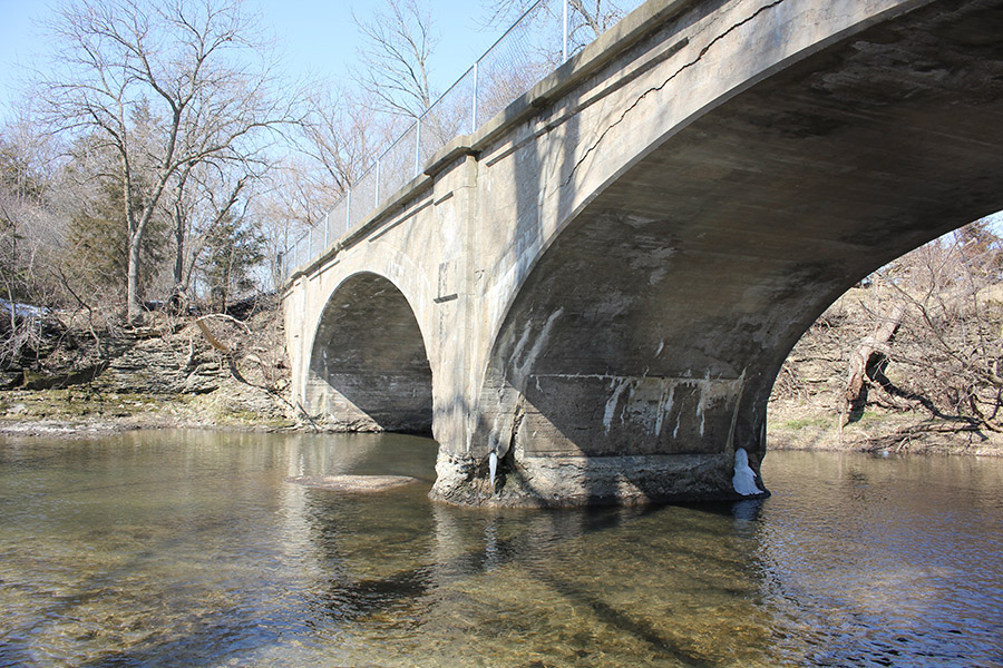 Brandon Bridge along the Cedar Valley Nature Trail in Iowa | Photo by John Marvig