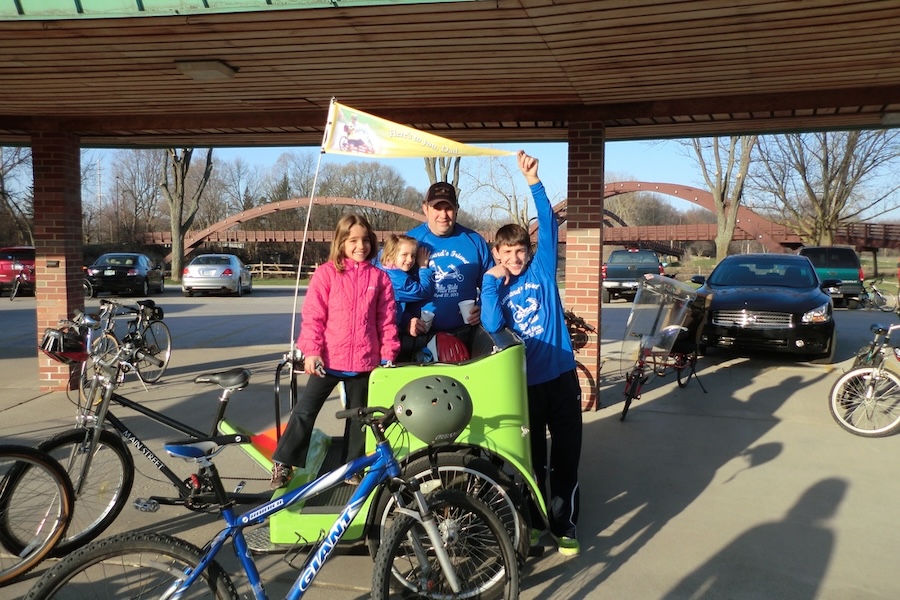 Howard's Friend Ride in 2013 | Photo courtesy Friends of the Pere Marquette Rail Trail