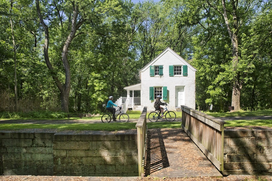 Maryland's Lockhouse 28 along the Great American Rail-Trail | Photo by Turner Photography Studio, courtesy C&O Canal Trust