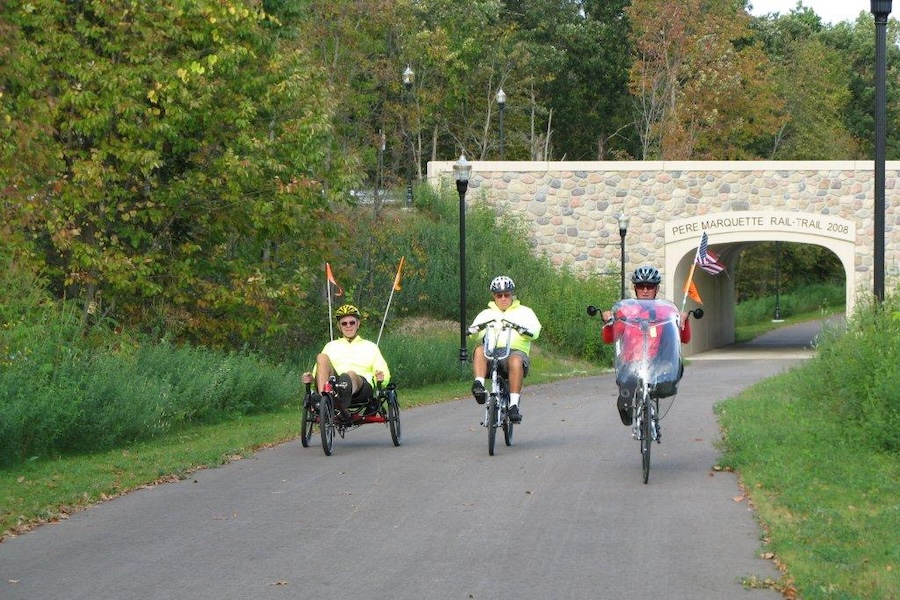 Past Howards Friend Ride | Photo courtesy Friends of the Pere Marquette Rail Trail