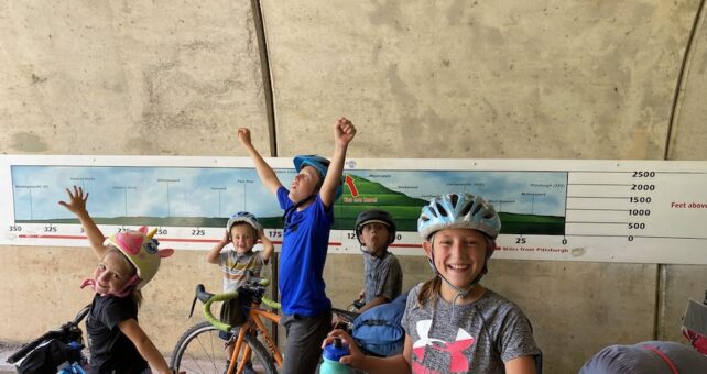 Eastern Continental Divide tunnel along the Great Allegheny Passage (gaptrail.org) | Photo courtesy Dave Majors