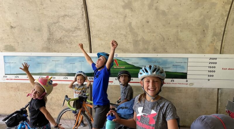 Eastern Continental Divide tunnel along the Great Allegheny Passage (gaptrail.org) | Photo courtesy Dave Majors